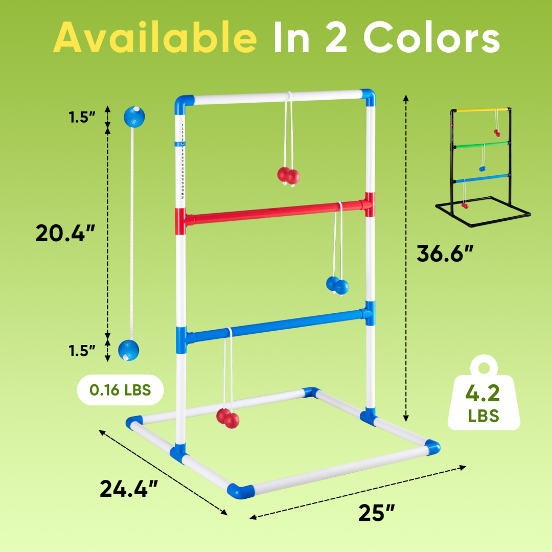Ladder Ball and Golf Throwing Ball Set with Scoring Board