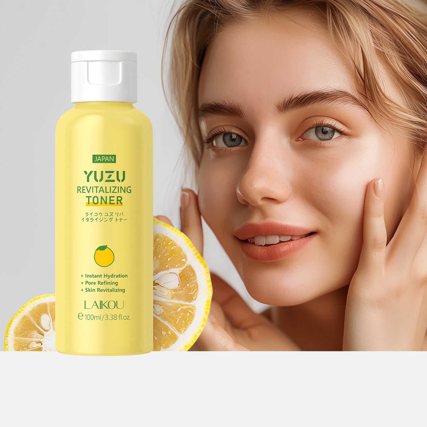 Grapefruit Hydrating Facial Lotion 100ml - Moisturizing Toner for All Skin Types