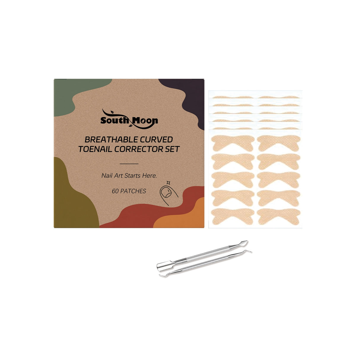 Breathable Curved Toenail Corrector Set