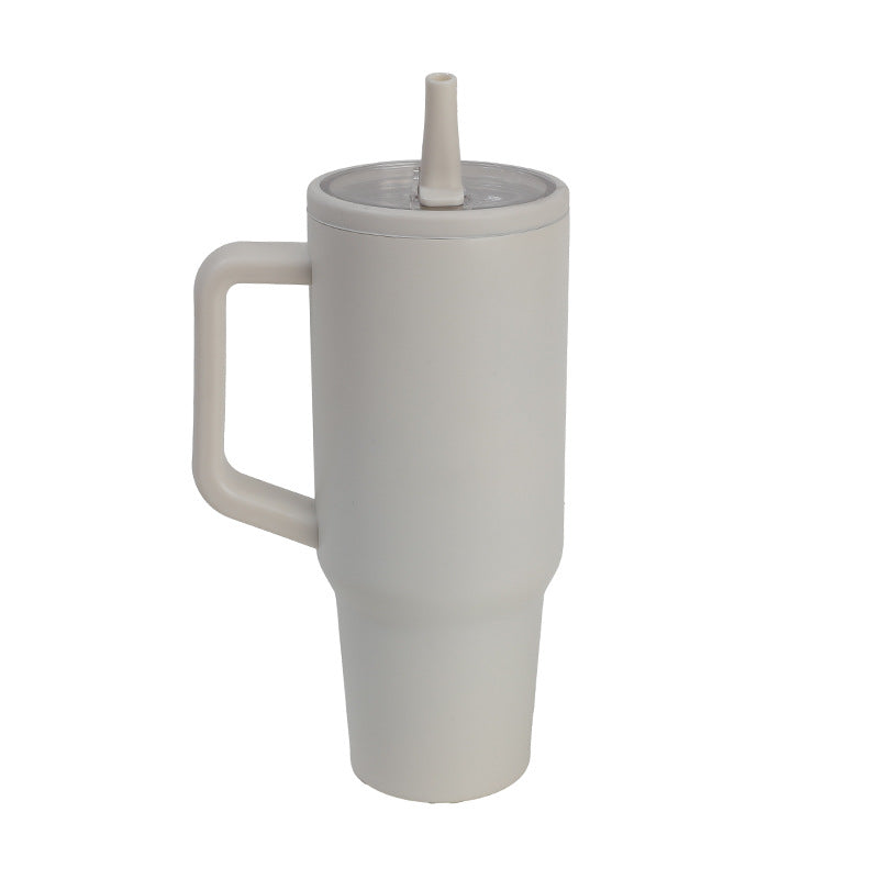 304 Stainless Steel Folding Vacuum Cup with Suction Mouth - Multiple Colors & Capacity