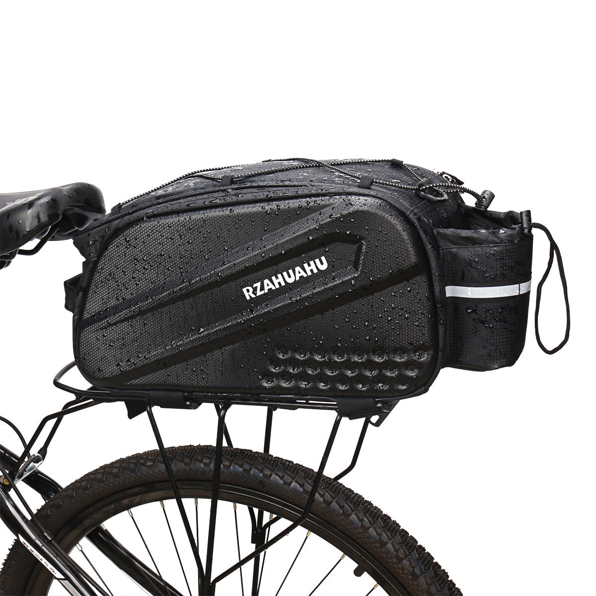 Hard-Shell Bicycle Valet Bag Waterproof Storage Case 38.5x19.5x16cm