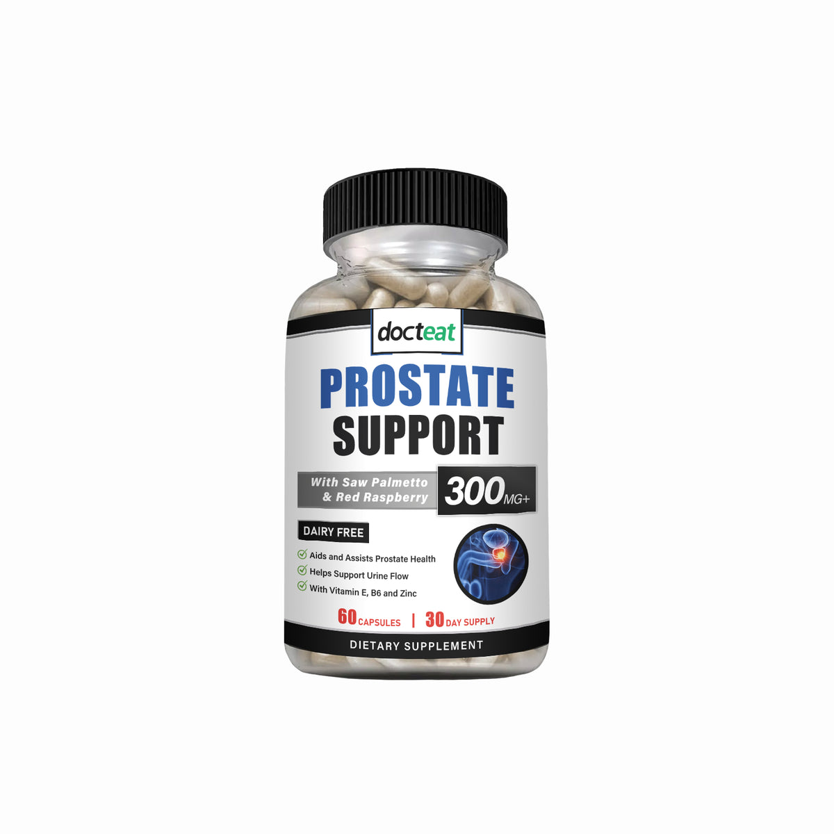 Saw Palmetto Extract Capsules - 60 Count