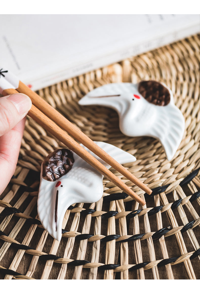 Multifunctional Ceramic Chopstick Rest Set for Kitchen Dining - Household