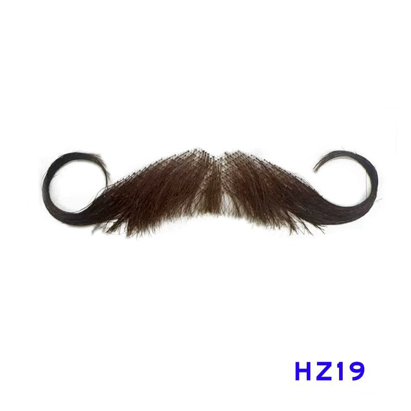 Hand-Woven Fake Beard & Eyebrow Makeup Props for Film & TV
