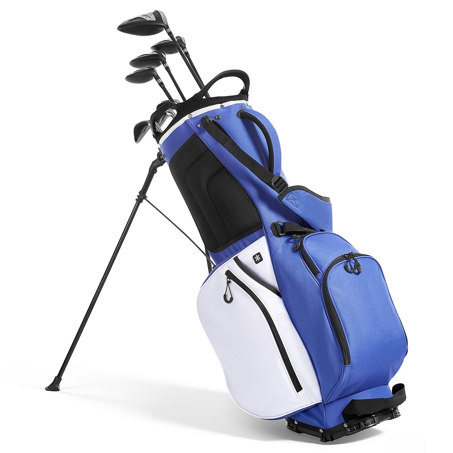 Golf Cart Bag with 7-Way Divider, Rain Hood & Dual Straps - Lightweight Organizer