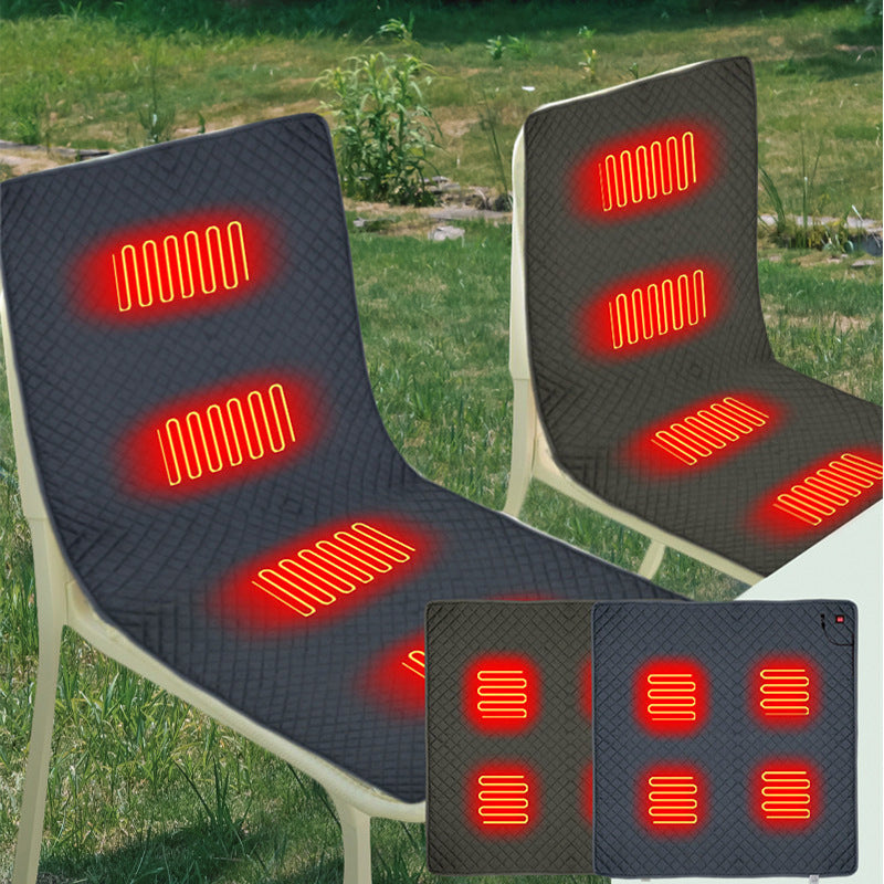 USB Portable Graphene Heating Pad for Office Chair Car Seat Outdoor Use - Fast Heating
