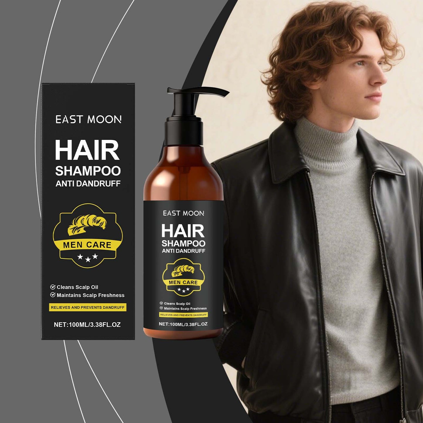 Men's Hair Oil Shampoo for Scalp & Dandruff Control - 100ml