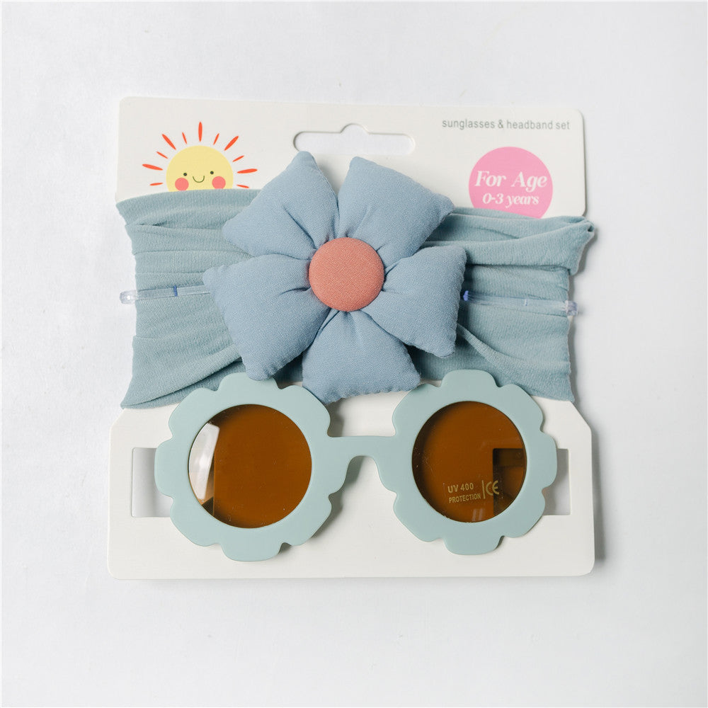 Children's Hair Band Glasses Set - Kids Hair Accessories for 3-6 Years