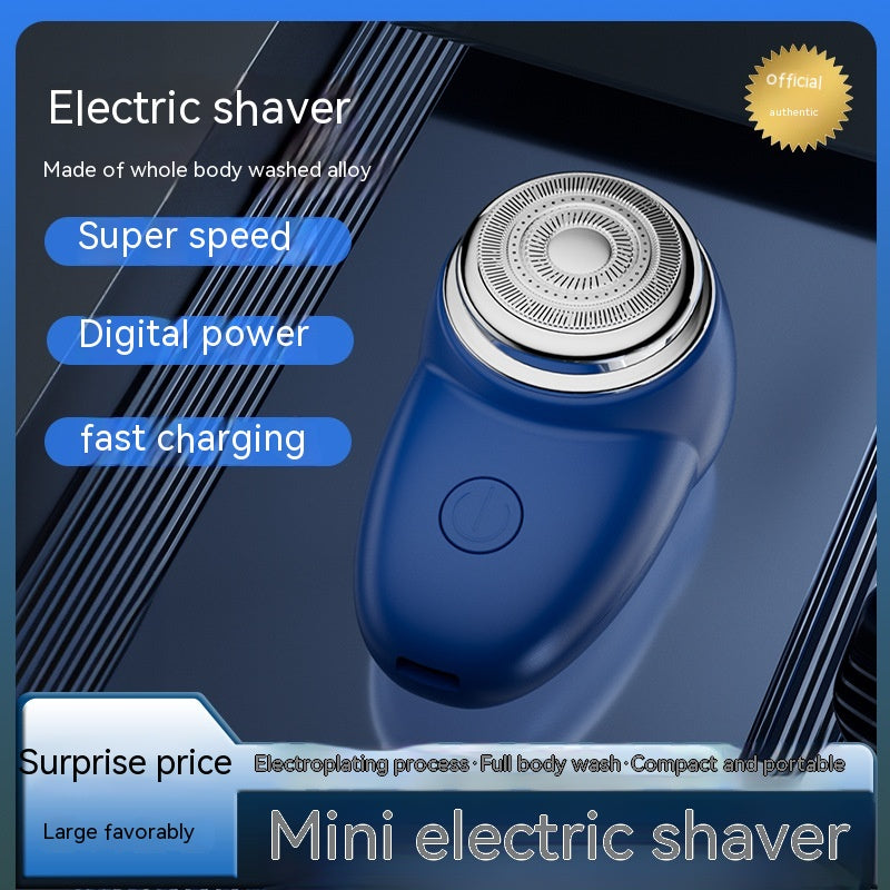 Rechargeable Electric Shaver with Floating Cutter Head