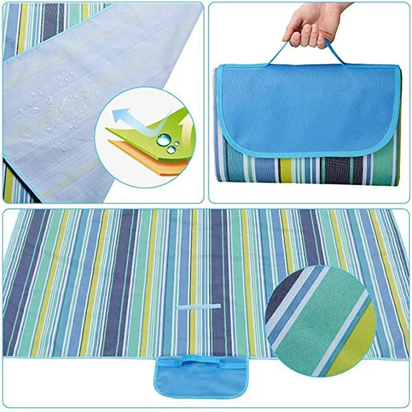 Outdoor Waterproof Camping Mat - Thickened Moisture-Proof Storage Bag for Hiking & Picnic