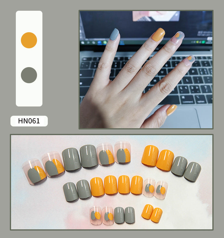 Fake Nail Art Patches - Wearable Nail Decorations for DIY Manicure