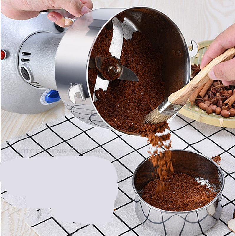 750G Electric Grain & Spice Grinder Stainless Steel Home Kitchen Tool