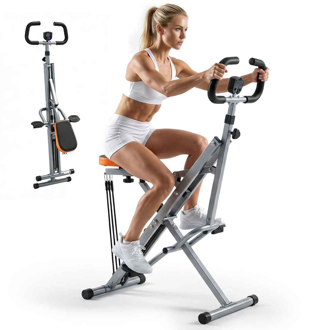Foldable Home Squat Machine with Adjustable Resistance - 330 lbs