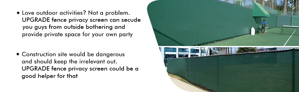4x50ft Outdoor Privacy Fence Screen HDPE Sun-Resistant Garden Barrier - Dark Grey Black Green Brown