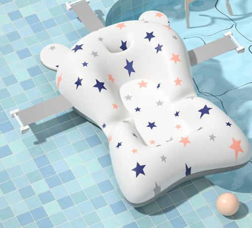Baby Bathtub Non-slip Bath Mat Sponge for Safe Bathing - Multiple Colors