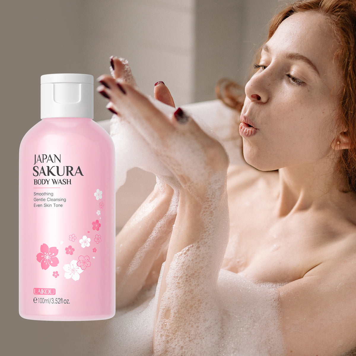 Cherry Blossom Bath Set 3-Piece Moisturizing & Cleansing Collection