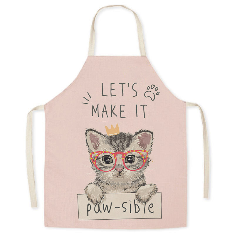 Funny Cartoon Apron for Kids and Adults - Creative Animal Design