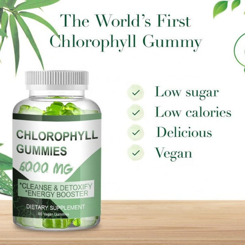 Green Pigment Gummy Candy - 60 Pieces