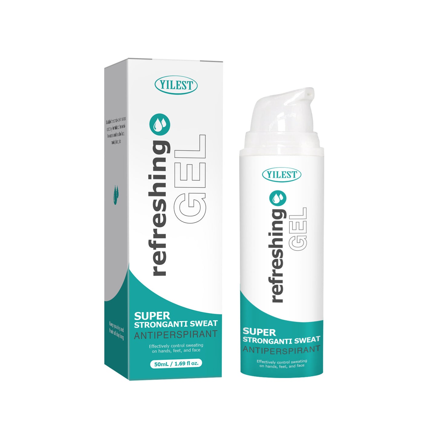 Antiperspirant Lotion and Spray Set - Herbal Fragrance, Multiple Sizes