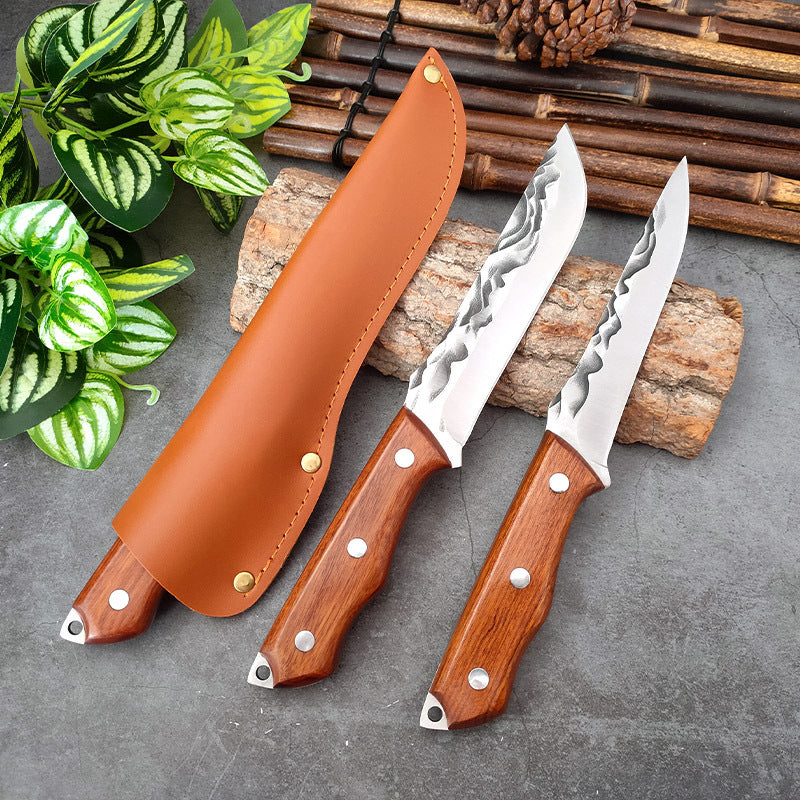 Butchers' Meat & Bone Cutting Knife - Professional Kitchen Knife for Meat and Bones