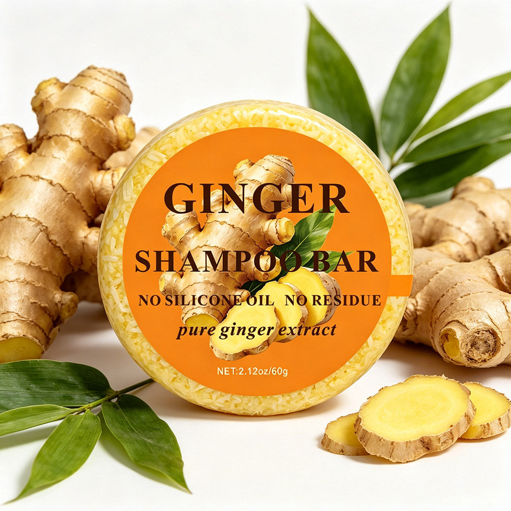 Ginger Shampoo Bar 60g Natural Hair Care for Body & Scalp