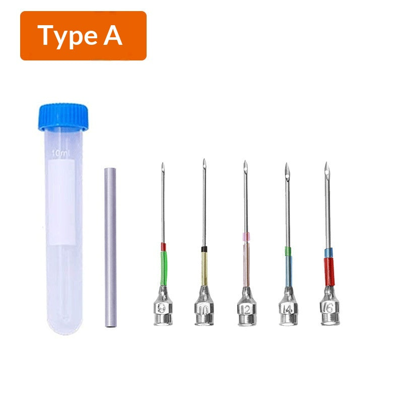 Embroidery Punch Needle Tool Set with Replaceable Heads - Multiple Colors