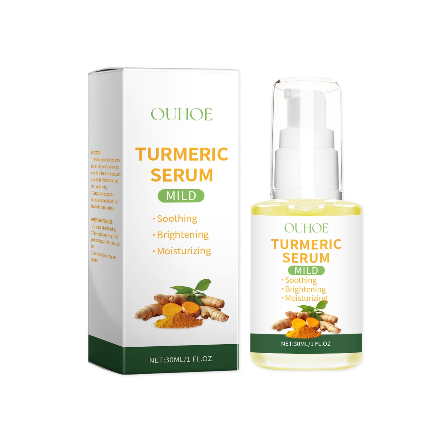 Turmeric Moisturizing Face Serum with Hyaluronic Acid & Centella Asiatica