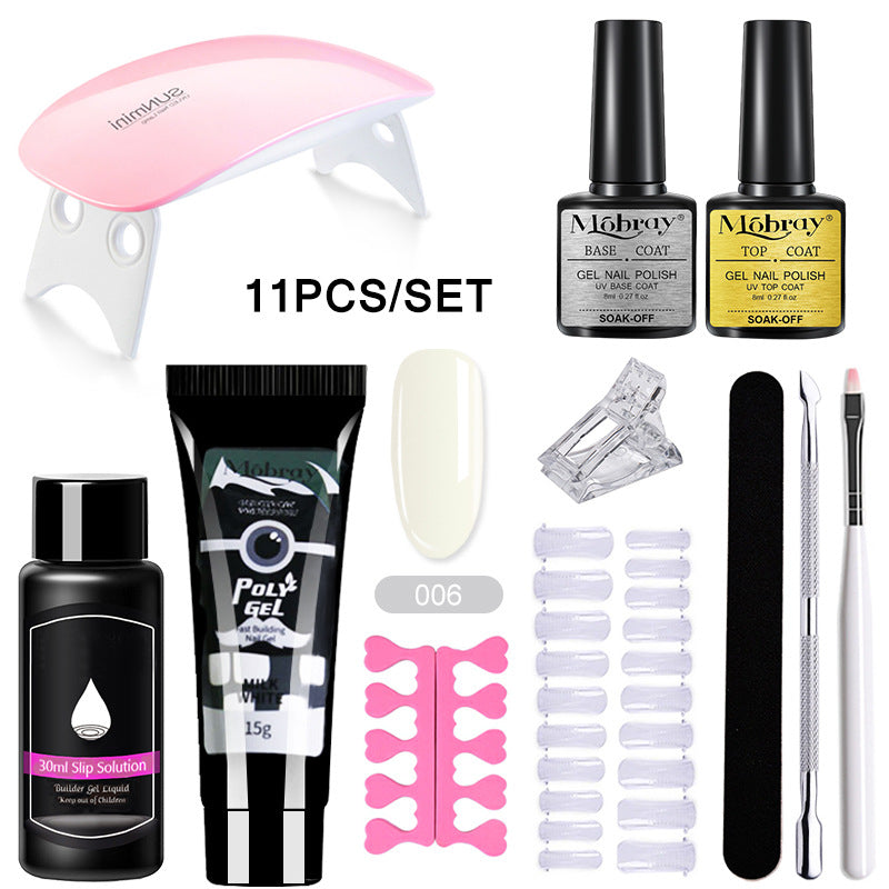 Crystal Extension Nail Glue Manicure Set - 15ML