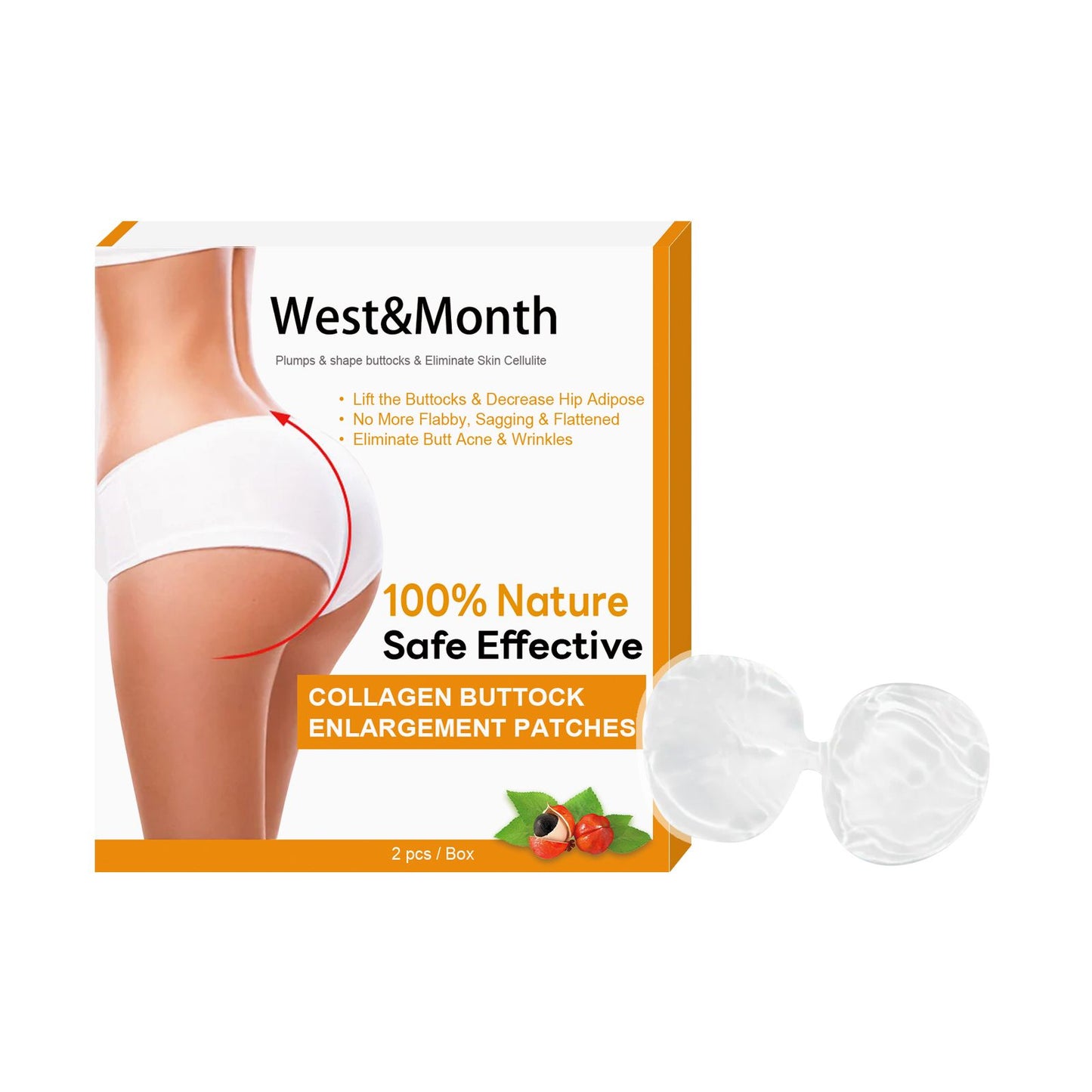 Collagen Butt Lift Patches - Firming & Smoothing Hip Treatment (2 Pack)