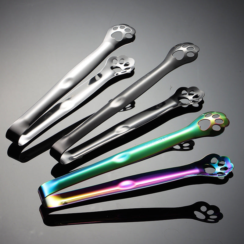 Stainless Steel Cat's Paw Food Clip - Multi-Color Kitchen Storage Accessory