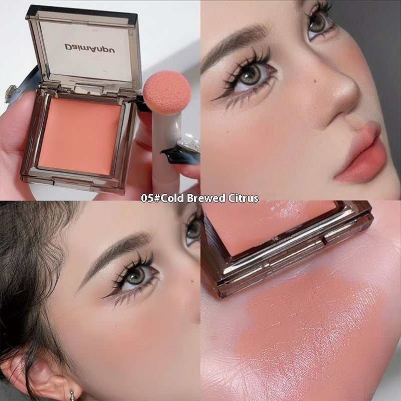 Monochrome Ice Night Box Blusher - Nude Color Makeup Set, Matte Finish