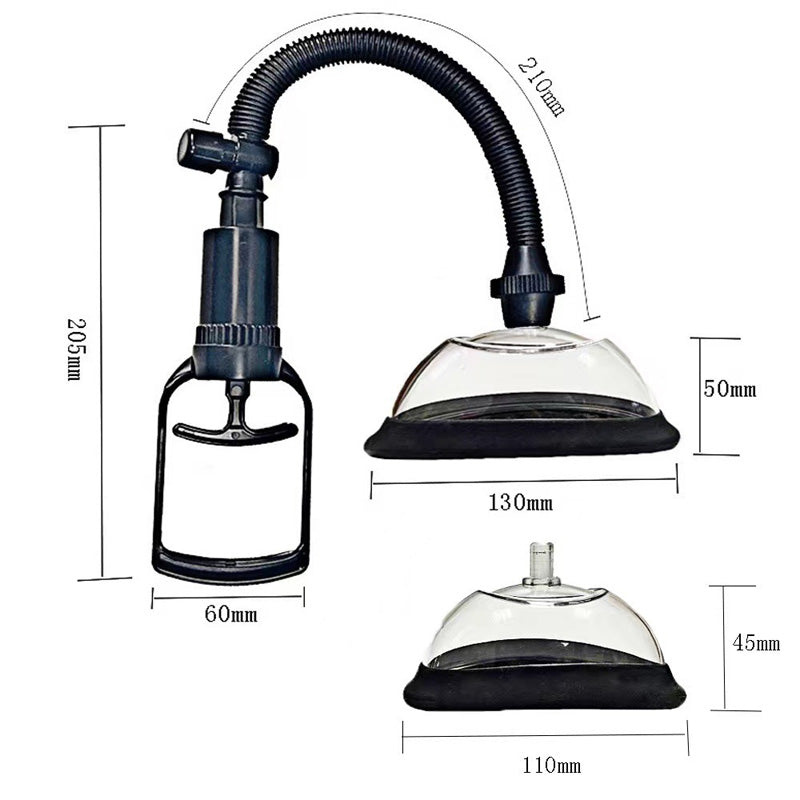 Clitoral and Nipple Pump Set - Adjustable Suction Toys