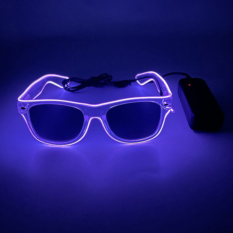 LED Goggles Nightclub Dance Party Props - Colorful Light-up Costume Accessories
