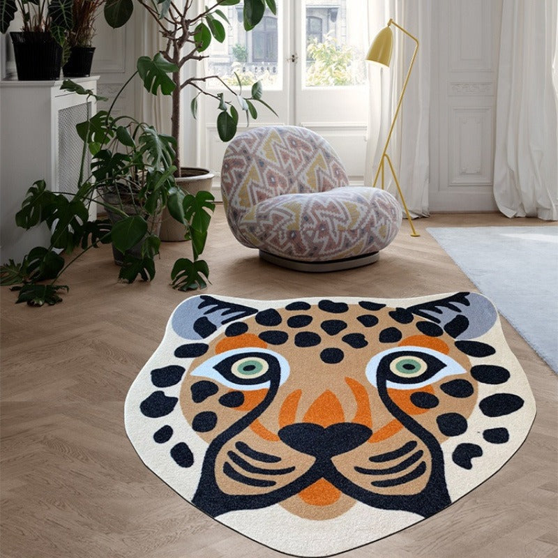 Thickened Faux Cashmere Floor Mats - Irregular & Bow-Shaped Home Rugs