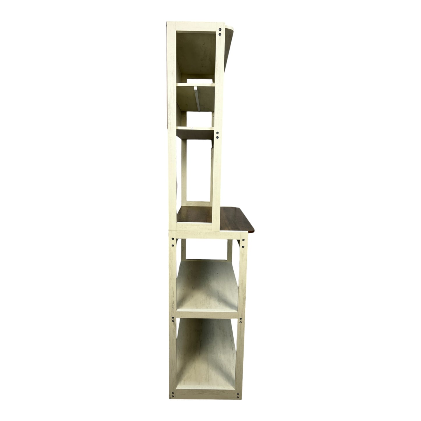 5-Layer White Kitchen Cabinet Rack for Storage & Organization