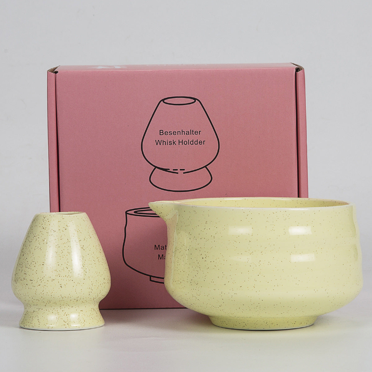 Japanese Matcha Ceramic Bowl - Traditional Tea Drinking Bowl for Kitchen