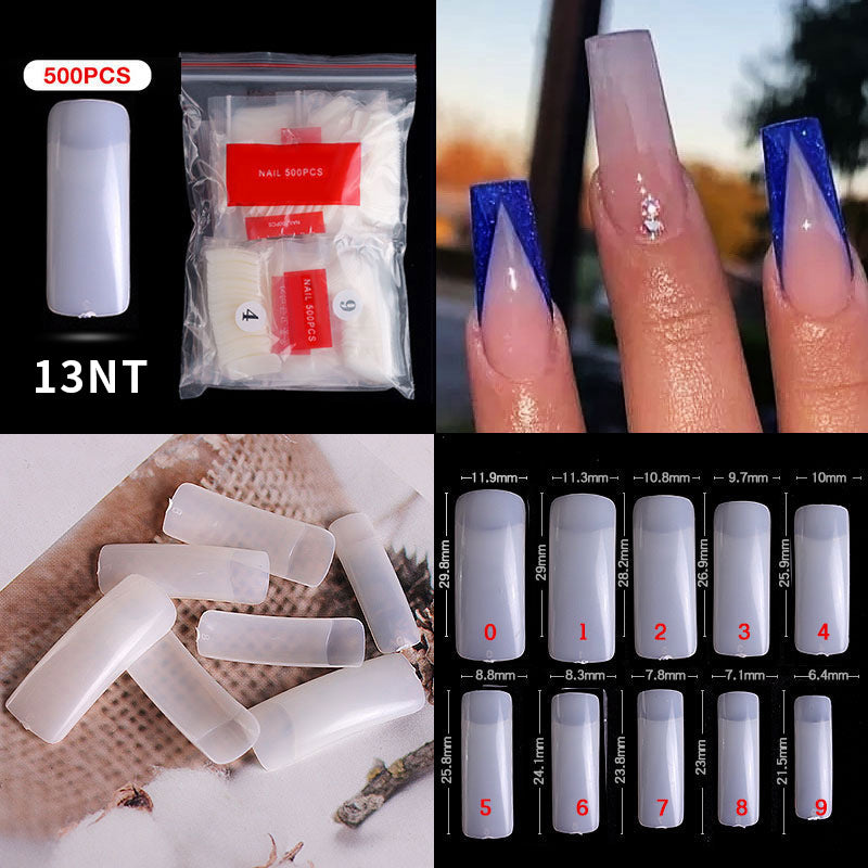 French Pointed Non-Marking Ballet Nail Art Tools - Transparent