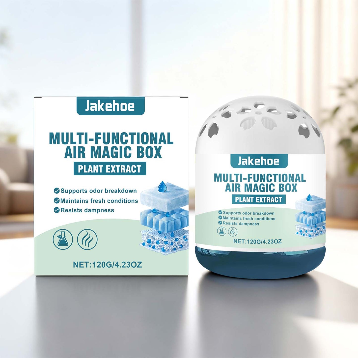 Air Purification Device - Magic Box for Clean Indoor Air, 120g