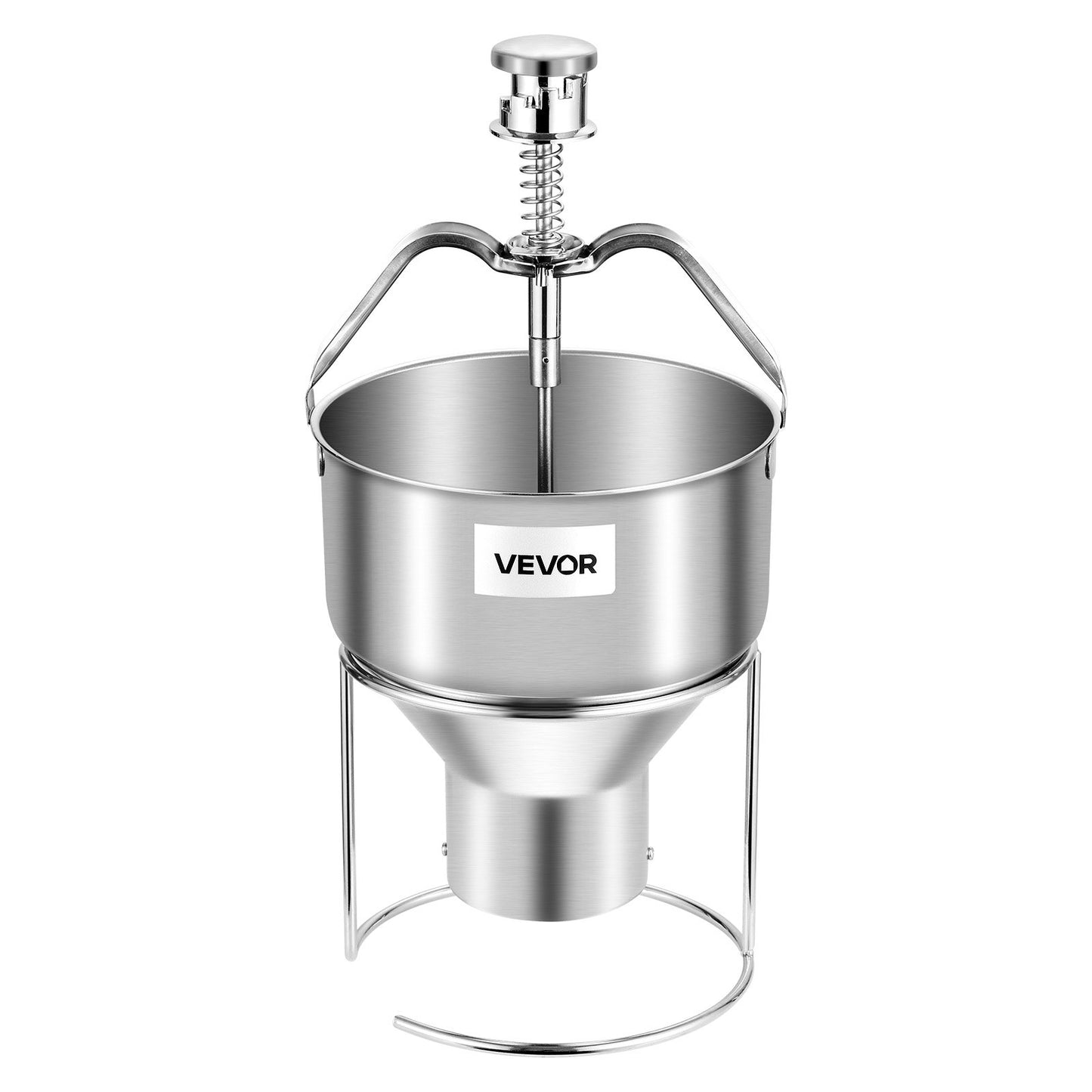 Manual Donut Depositor - 2.4L Stainless Steel Batter Dispenser