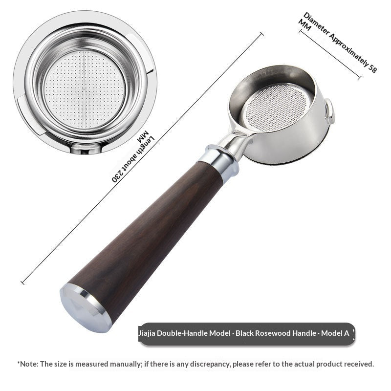 Italian-Style Coffee Machine Portafilter Bottomless Filter for Espresso
