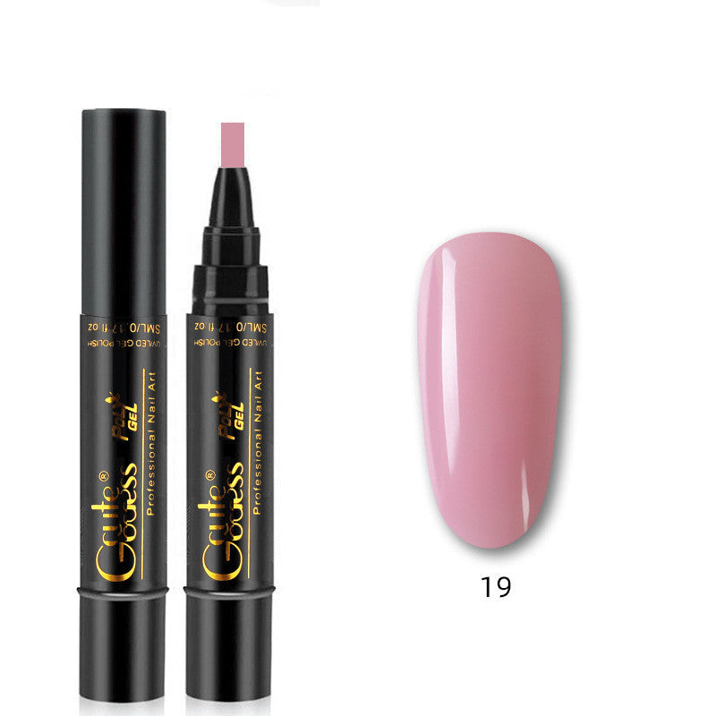 3-in-1 Magnetic Nail Art Pen - Quick-Dry Gel for French & Water Ripple Effects