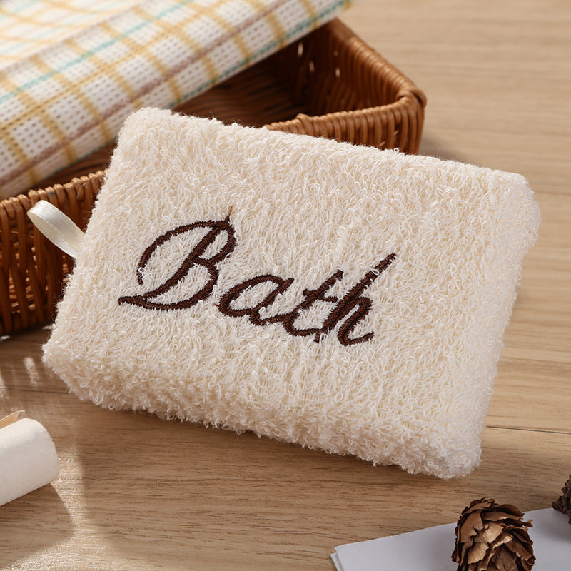 Portable Rectangular Sponge for Bathroom Cleaning and Bathing - Multi-Color Options