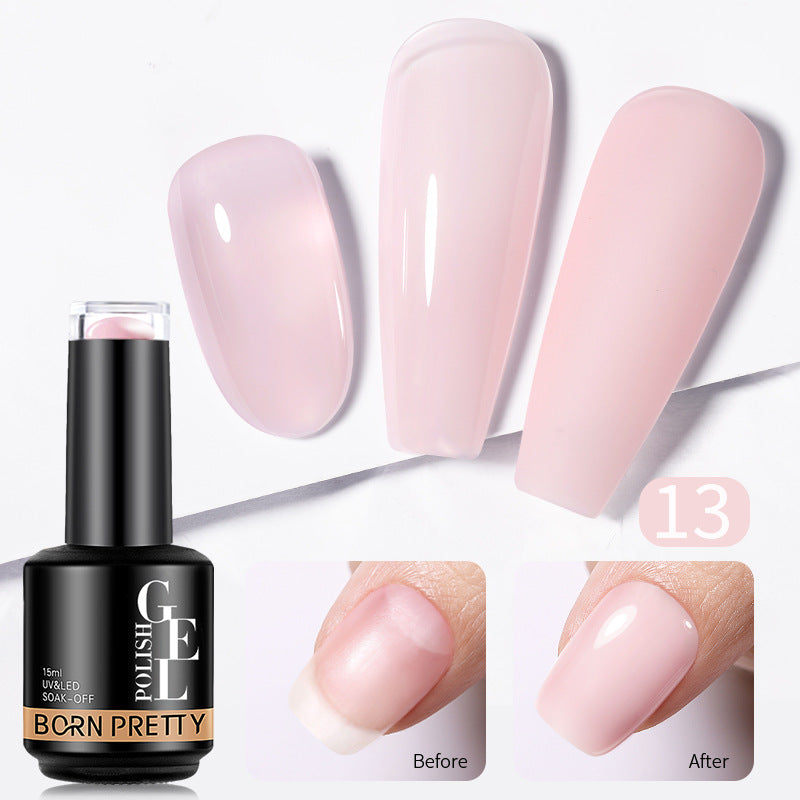 Transparent Gel Nail Powder - Phototherapy Adhesive