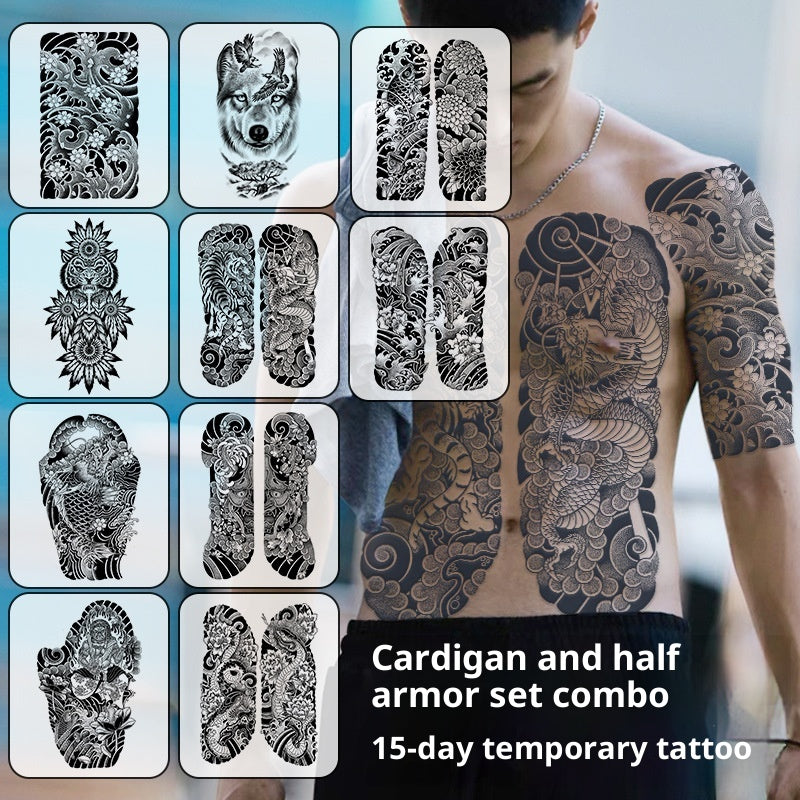 Temporary Tattoo Sticker - Water Transfer, Multiple Patterns