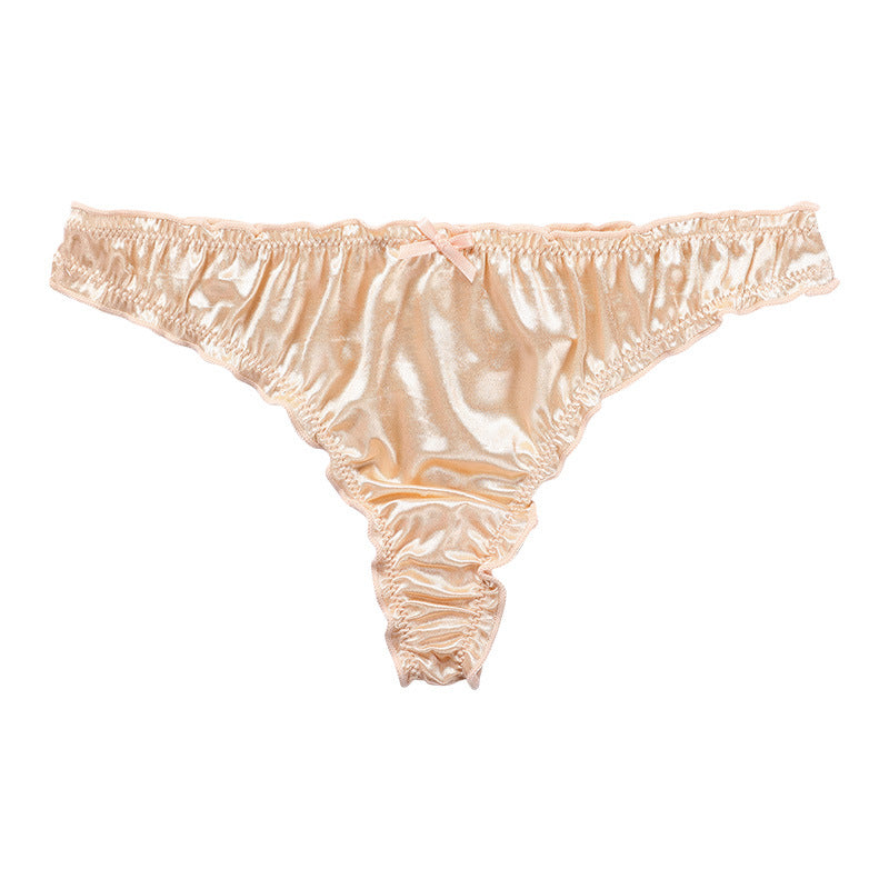 Breathable Cotton Crotch Briefs for Ladies - Comfortable Low-Waist Underwear