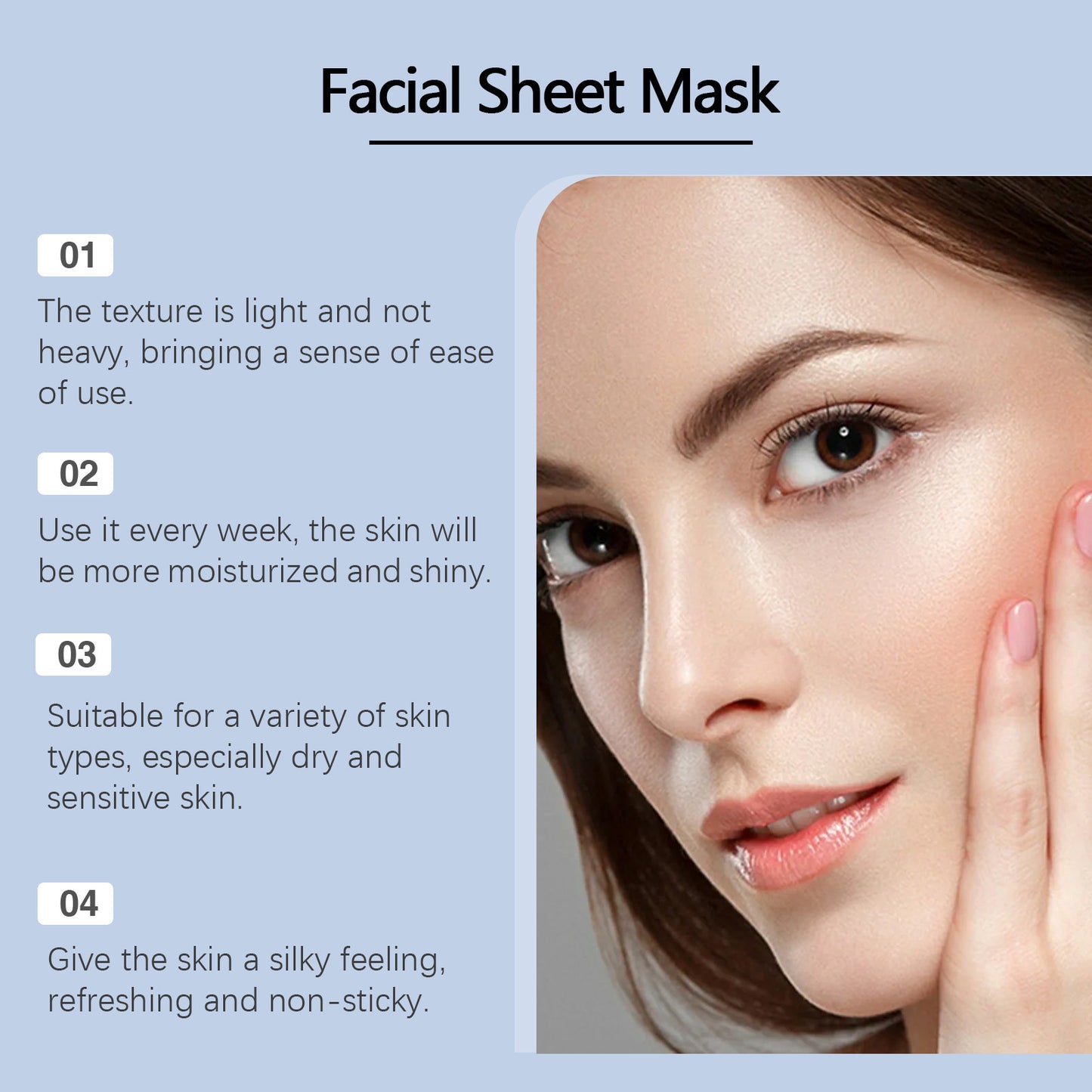 Deep Nourishing Moisturizing Facial Mask - Hydrating Skin Care Pack