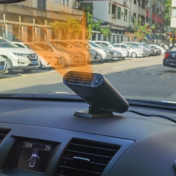 24V Car Truck Heater - 200W Fast Heating, 360° Adjustable Defroster