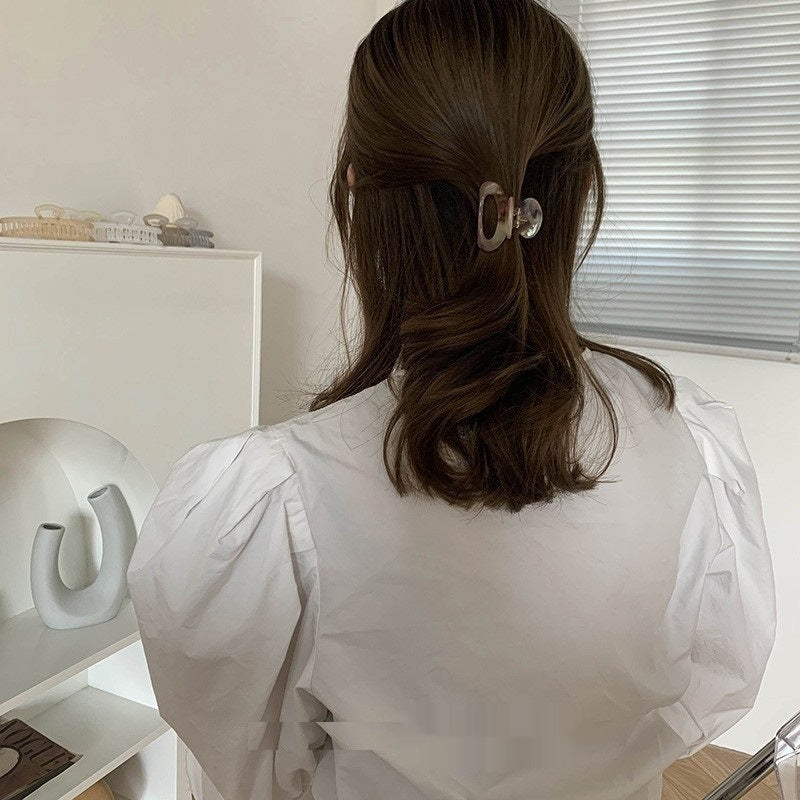 Elegant Small Hair Jaw Clip for Women - Multiple Colors