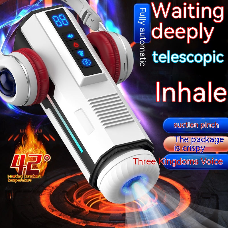 Automatic Sucking Airplane Bottle - Telescopic Electric Masturbation Device for Men