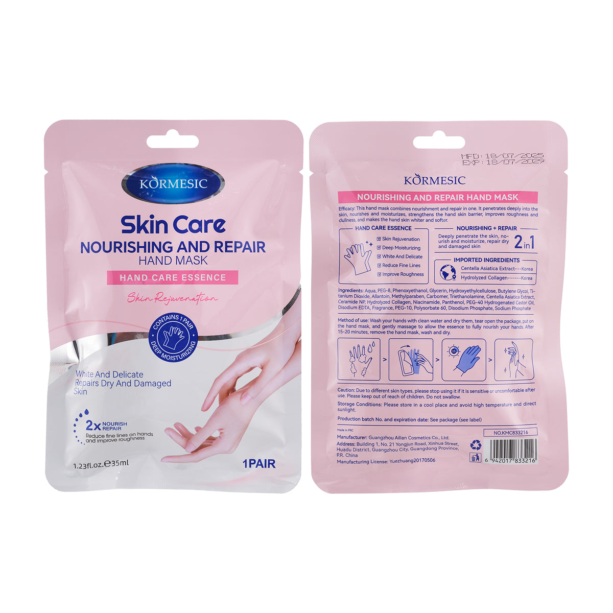 Nourishing Repair Hand Mask 35ml - 1 Pair
